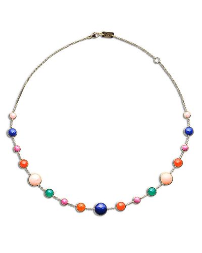 Ippolita Ippolita 18K Yellow Gold Lollipop Multi Stone Lollitini Festa Long Necklace, 36