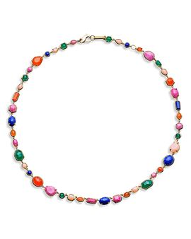 Ippolita Ippolita 18K Yellow Gold Rock Candy Multi Gemstone Festa Mini Sofia Necklace, 18