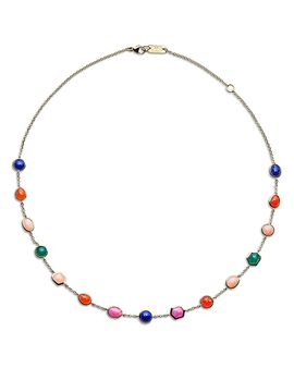 Ippolita Ippolita 18K Yellow Gold Rock Candy Multi Gemstone Festa Station Necklace, 16-18