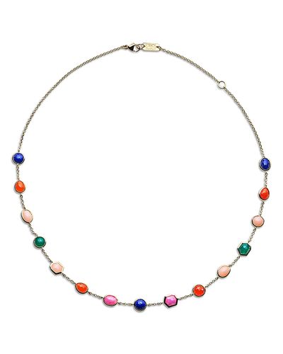 Ippolita Ippolita 18K Yellow Gold Rock Candy Multi Gemstone Festa Station Necklace, 16-18
