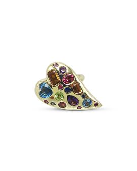 Ippolita Ippolita 18K Yellow Gold Rock Candy Multi Gemstone Mixed Cut Medium Valentina Ring