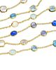 Ippolita Ippolita 18K Yellow Gold Rock Candy Multi Stone Mixed Cut Station Statement Necklace, 37 - 2