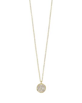 Ippolita Ippolita 18K Yellow Gold Stardust Diamond Small Flower Pendant Necklace, 16-18