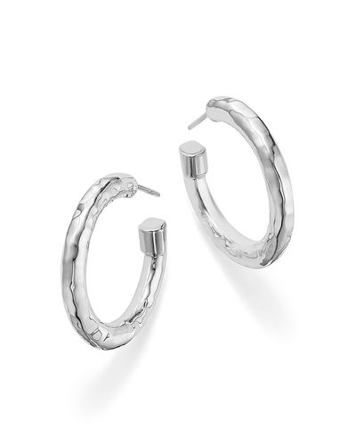 Ippolita Ippolita Sterling Silver Glamazon Hoop Earrings