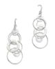 Ippolita Ippolita Sterling Silver Hammered Jet Set Earrings - 1