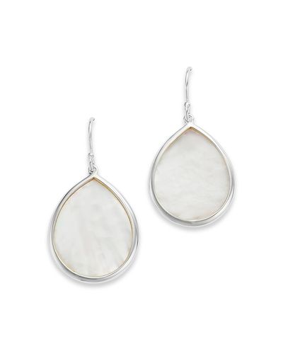 Ippolita Ippolita Sterling Silver Rock Candy Mother of Pearl Drop Earrings