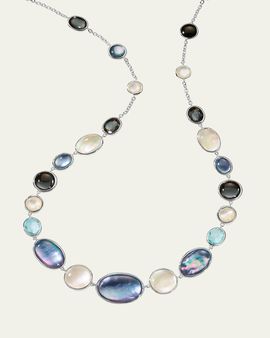 Ippolita Medium Stone Collar Necklace in Sterling Silver