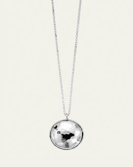 Ippolita Sterling Silver Classico Goddess Hammered Pendant Necklace