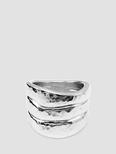 Ippolita Women's Classico Hammer Sterling Silver Triple-Band Ring