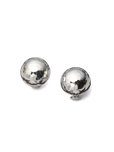 Ippolita Women's Glamazon Sterling Silver Half Ball Button Earrings