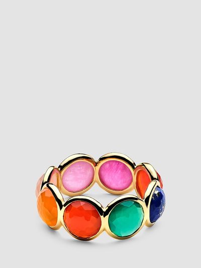 Ippolita Women's Lollipop 18K Yellow Gold & Multi-Gemstone Eternity Band