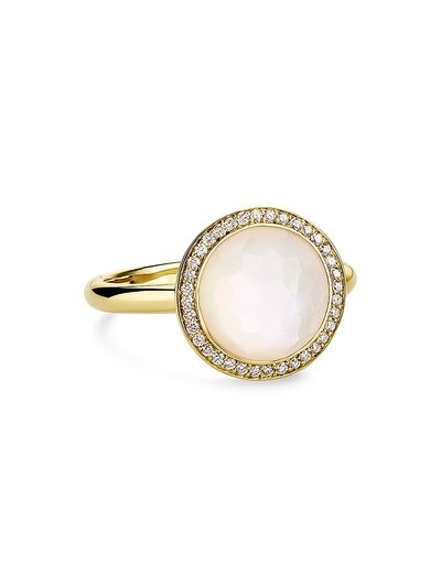 Ippolita Women's Lollipop 18K Yellow Gold, Gemstone & 0.18 TCW Diamond Ring