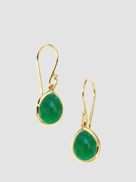 Ippolita Women's Rock Candy 18K Yellow Gold & Green Agate Drop Earrings