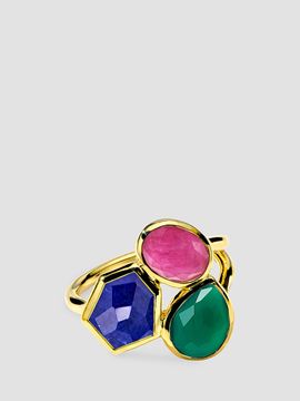Ippolita Women's Rock Candy 18K Yellow Gold & Multi-Gemstone Cluster Ring