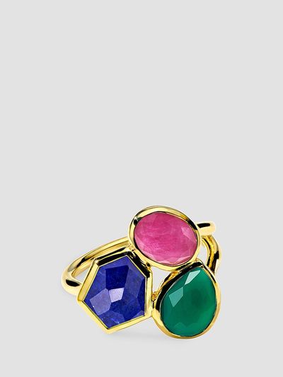 Ippolita Women's Rock Candy 18K Yellow Gold & Multi-Gemstone Cluster Ring