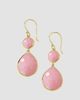 Ippolita Women's Rock Candy Snowman 18K Yellow Gold & Pink Opal Drop Earrings - 1