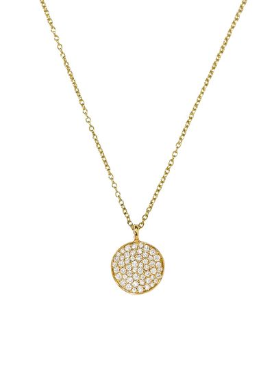 Ippolita Women's Stardust 18K Yellow Gold & 0.25 TCW Diamond Medallion Pendant Necklace