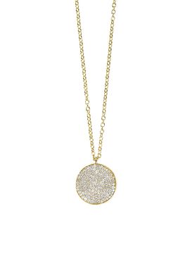 Ippolita Women's Stardust Medium Flower 18K Green Gold & Diamond Pendant Necklace