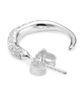 Ippolita Women's Stardust Squiggle Silver & Diamond Hoop Earrings - 3