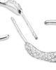 Ippolita Women's Stardust Squiggle Silver & Diamond Hoop Earrings - 4
