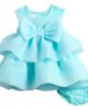 Iris & Ivy Iris & Ivy Bow Crinkle Sheer Organza Party Dress with Bloomers - 1