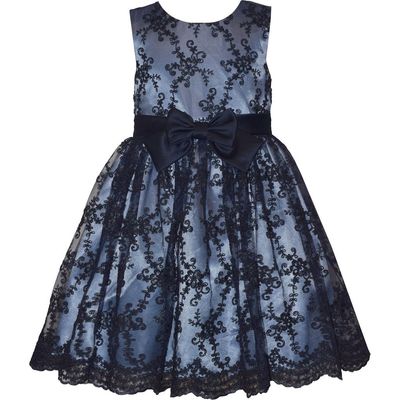 Iris & Ivy Iris & Ivy Kids' Border Embroidered Dress