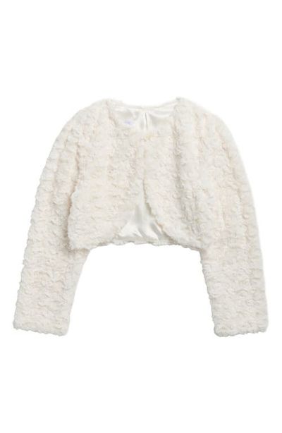 Iris & Ivy Iris & Ivy Kids' Faux Fur Cardigan