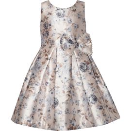 Iris & Ivy Iris & Ivy Kids' Floral Mikado Box Pleat Dress
