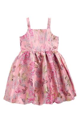 Iris & Ivy Iris & Ivy Kids' Metallic Floral Party Dress