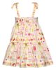 Iris & Ivy Iris & Ivy Kids' Mixed Border Print Tie Shoulder Dress - 2