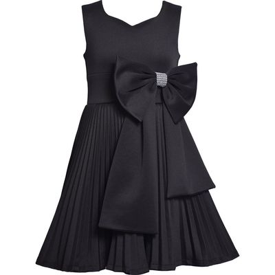 Iris & Ivy Iris & Ivy Kids' Pleated Scuba Party Dress
