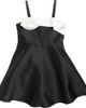 Iris & Ivy Iris & Ivy Kids' Rose Appliqu Satin Dress - 1