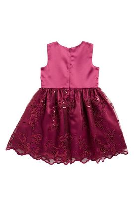 Iris & Ivy Iris & Ivy Kids' Scalloped Hem Embroidered Party Dress