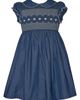 Iris & Ivy Iris & Ivy Kids' Smocked Denim Dress - 1