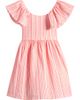 Iris & Ivy Iris & Ivy Kids' Stripe Flutter Sleeve Party Dress - 1