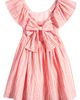Iris & Ivy Iris & Ivy Kids' Stripe Flutter Sleeve Party Dress - 2