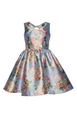 Iris & Ivy Iris & Ivy Kids' Twist Front Mikado Party Dress