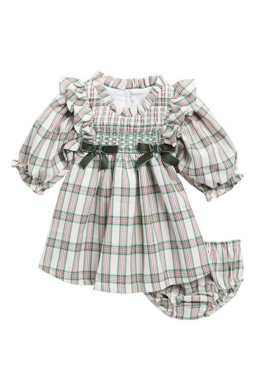 Iris & Ivy Iris & Ivy Plaid Smocked Dress & Bloomers Set