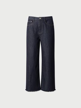 IRO Cotton Twill Wide Straight Denim Pants (ILPDS25701BUD)