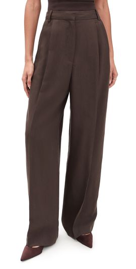 IRO IRO Helis Trousers Dark Brown