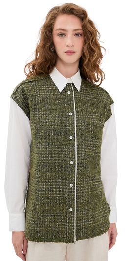 IRO IRO Isidora Shirt Khaki/Ecru