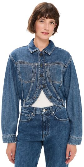 IRO IRO Jaky Jacket Blue Fluid
