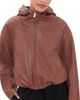 IRO IRO Ranura Lambskin Leather Jacket Mahogany - 1