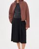 IRO IRO Ranura Lambskin Leather Jacket Mahogany - 5