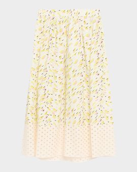 Iro Nadam Linen-Blend Midi Skirt