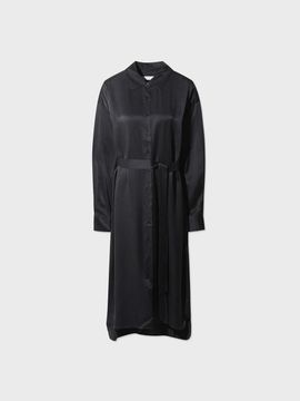 IRO Silk Straight Cut Relaxed Fit Dress [Black] (IODLS25103BKX)