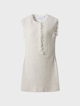 IRO Sleeveless Tweed Mini Dress [Beige] (IODAS25105IVX)