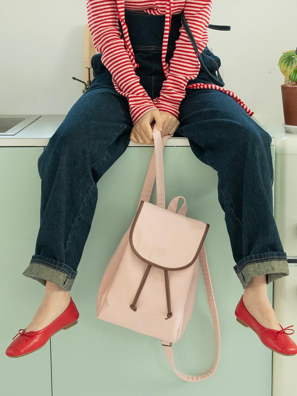 iroco nylon backpack_pink