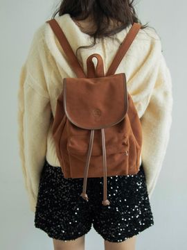 iroco suede backpack_brown
