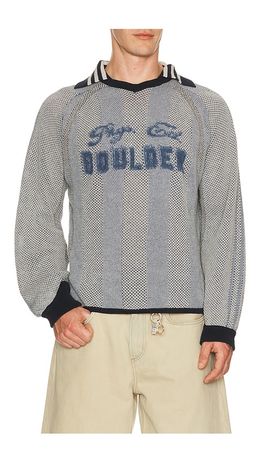 ISA BOULDER ISA BOULDER Athletic Stripe Sweater